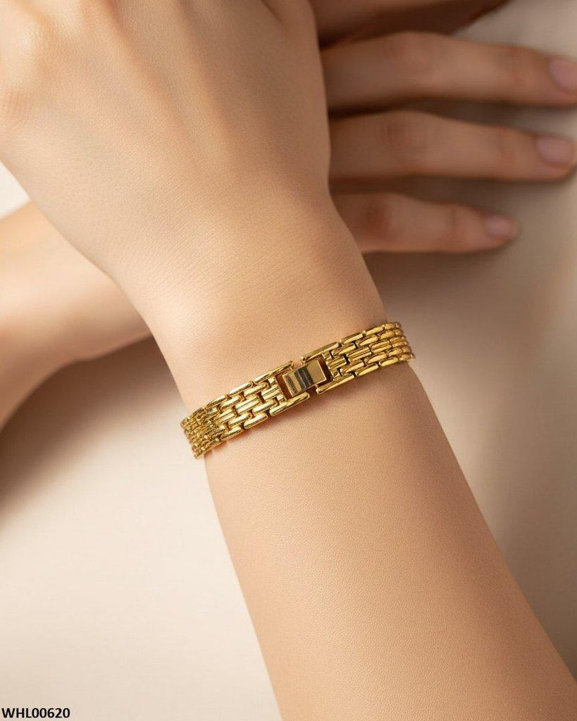 Flower Round Dial Women's Watch