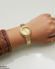 Flower Round Dial Women's Watch
