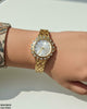 Flower Round Dial Women's Watch
