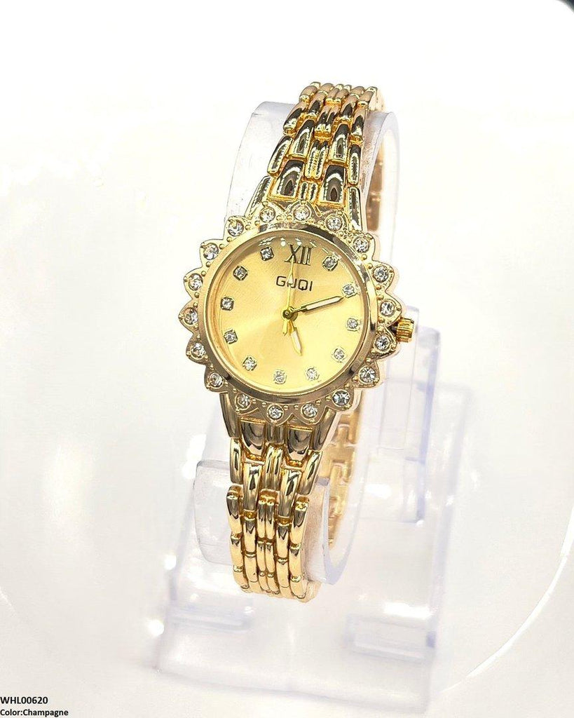 Flower Round Dial Women's Watch