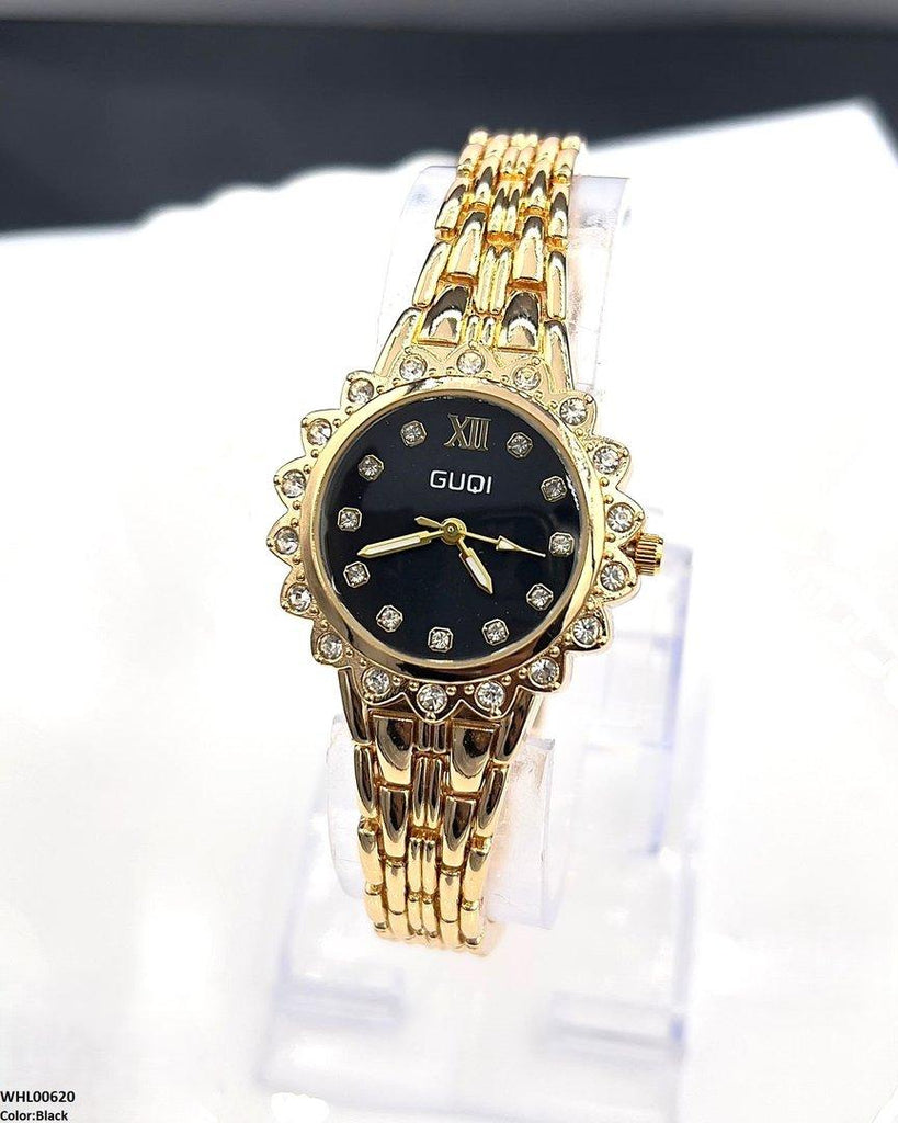 Flower Round Dial Women's Watch
