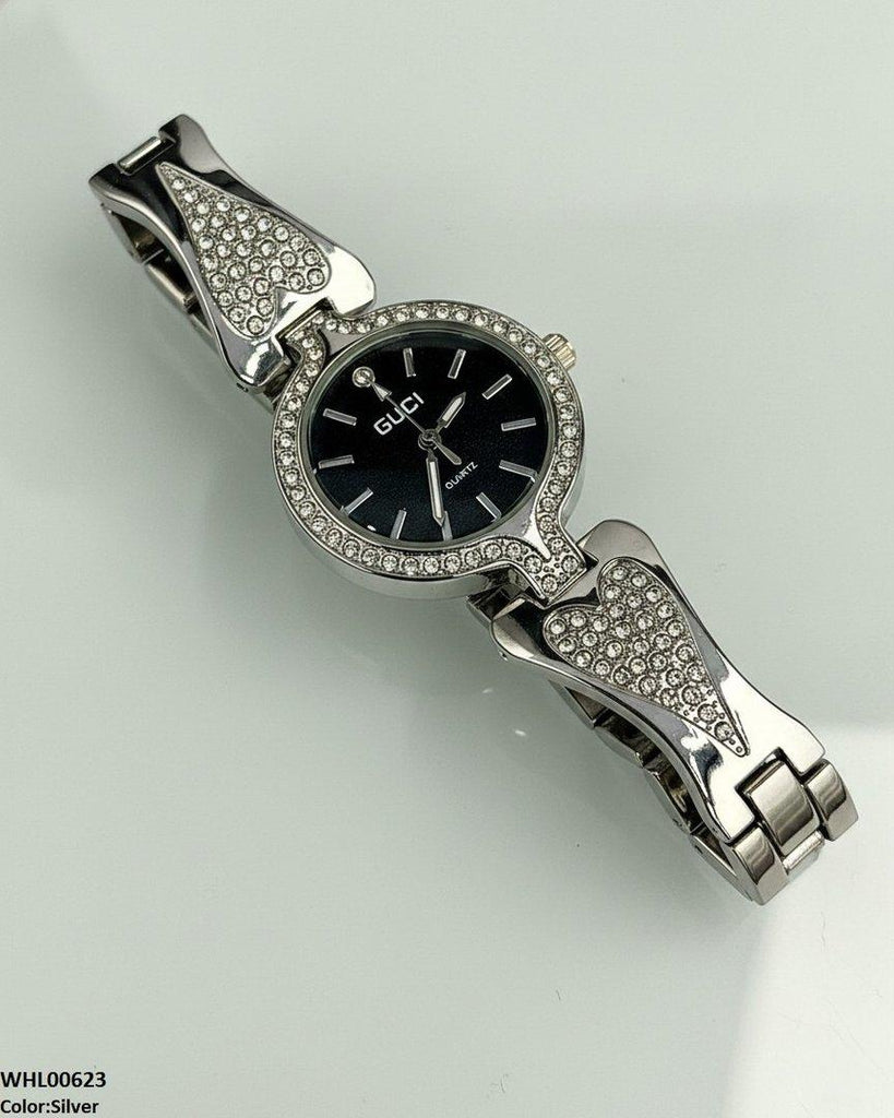 Round Heart Bracelet Women's Watch