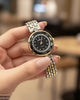 Round Rhinestone Dial Women's Watch