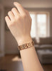 Round Stone Dial Women's Watch
