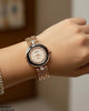 Round Stone Dial Women's Watch