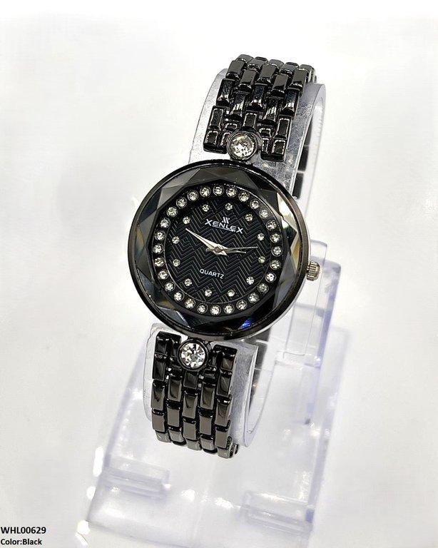 Round Stone Dial Women's Watch