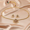 Moon Flower Pearl Drop Necklace Set