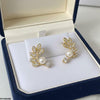 Leaf Pearl Tops Pair