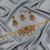 Flower Tear Drop Choker Set