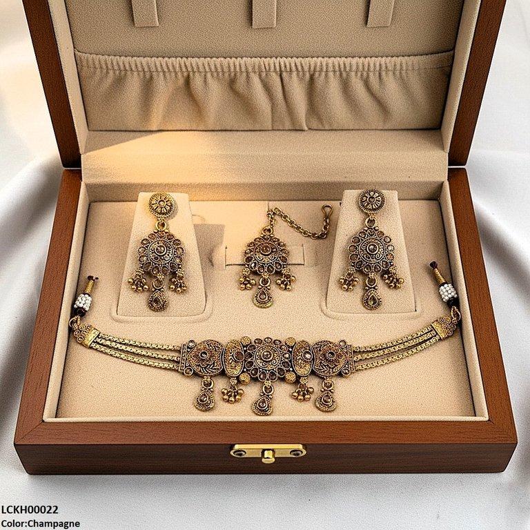 Tear Flower Choker Set