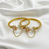 Flower Bangles Set Adjustable