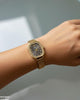 Rectangle Stone Shafal Chain Women's Watch
