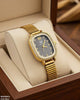 Rectangle Stone Shafal Chain Women's Watch