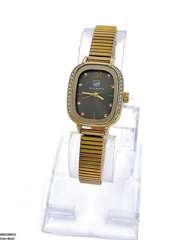 Rectangle Stone Shafal Chain Women's Watch
