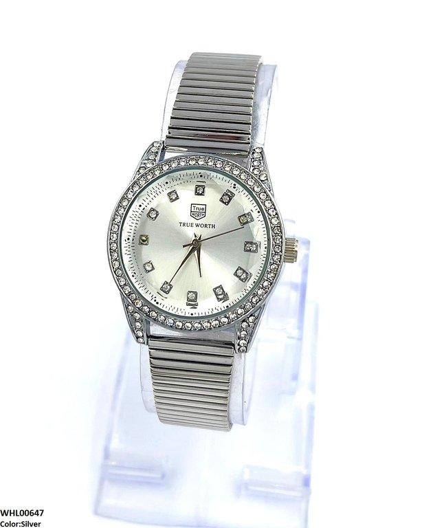 Round Stone Shafal Chain Women's Watch