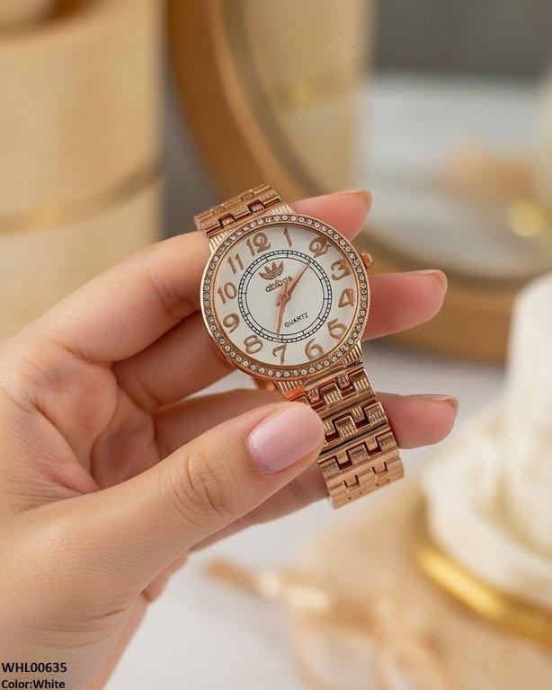 Round Numbering Dial Women's Watch