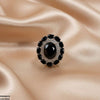 Oval Flower Ring Adjustable