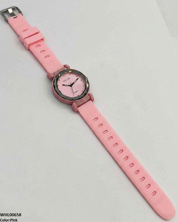 Round Stone Dial Women's Watch