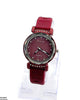 Round Stone Dial Women's Watch