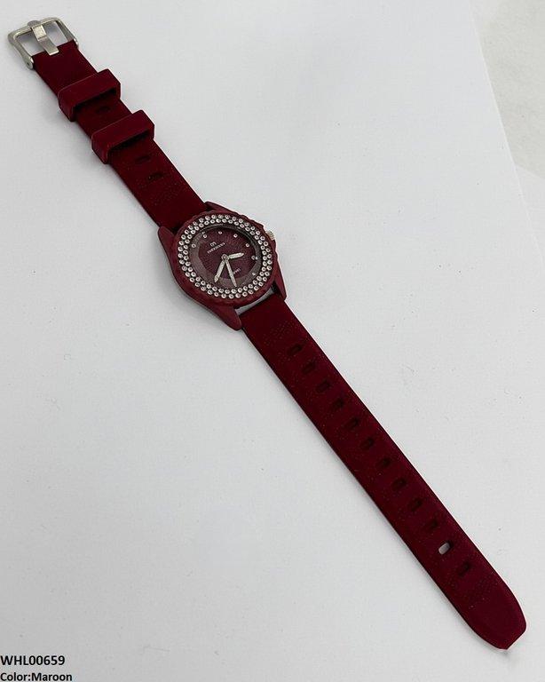 Round Rhinestone Women's Watch