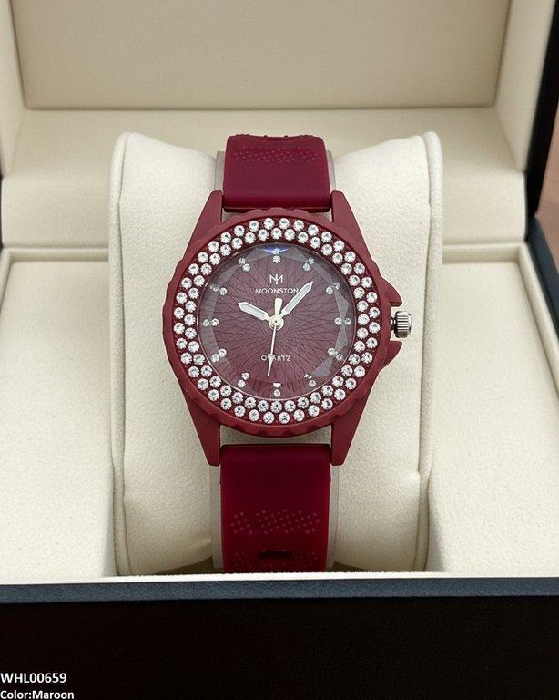 Round Rhinestone Women's Watch