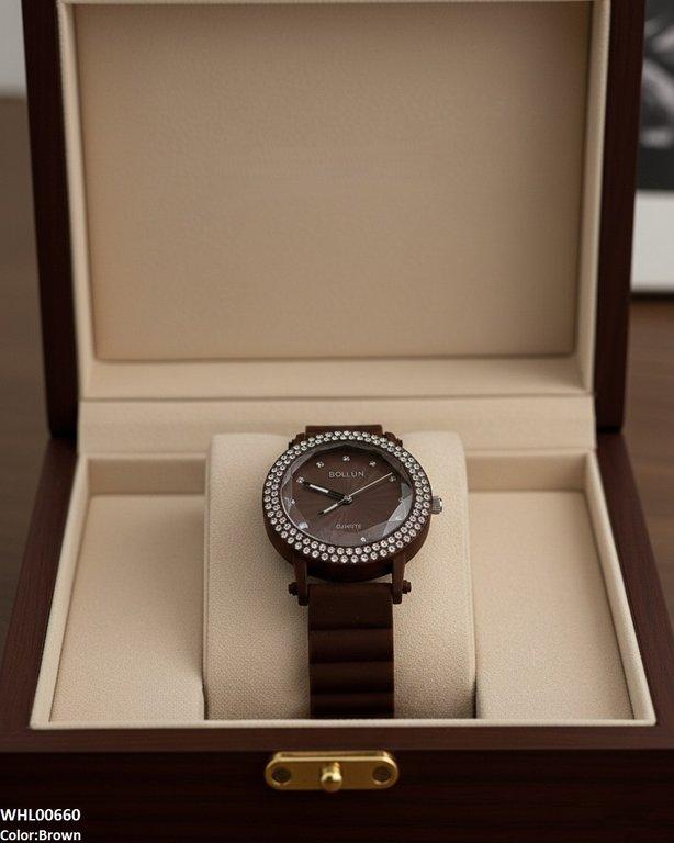 Round Stone Women's Watch