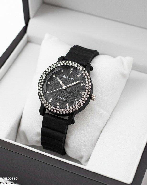 Round Stone Women's Watch