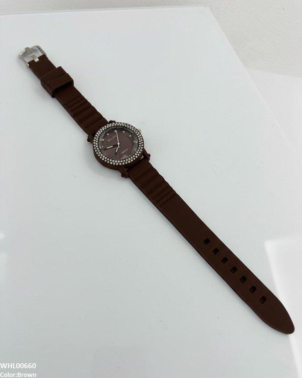 Round Stone Women's Watch