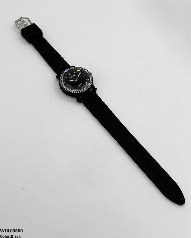 Round Stone Women's Watch