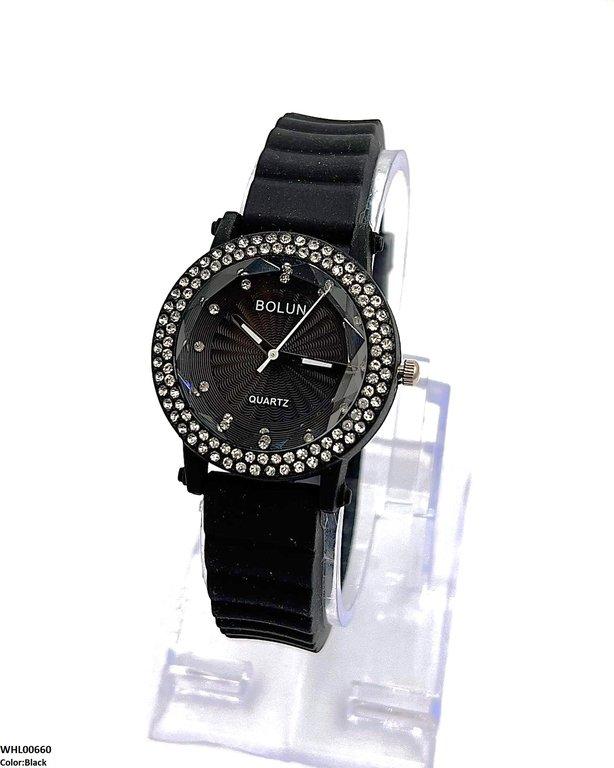 Round Stone Women's Watch