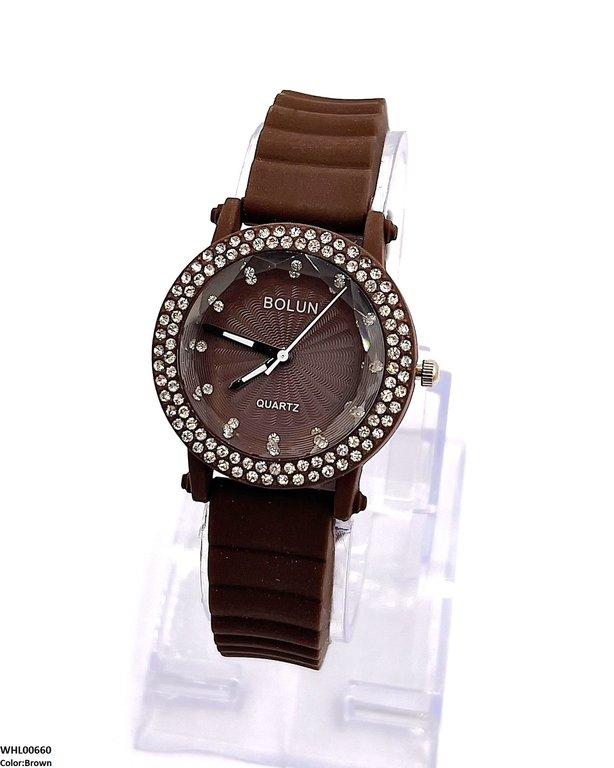 Round Stone Women's Watch