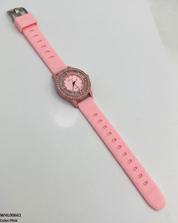 Round Stone Women's Watch