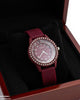 Round Stone Women's Watch