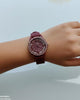 Round Stone Women's Watch