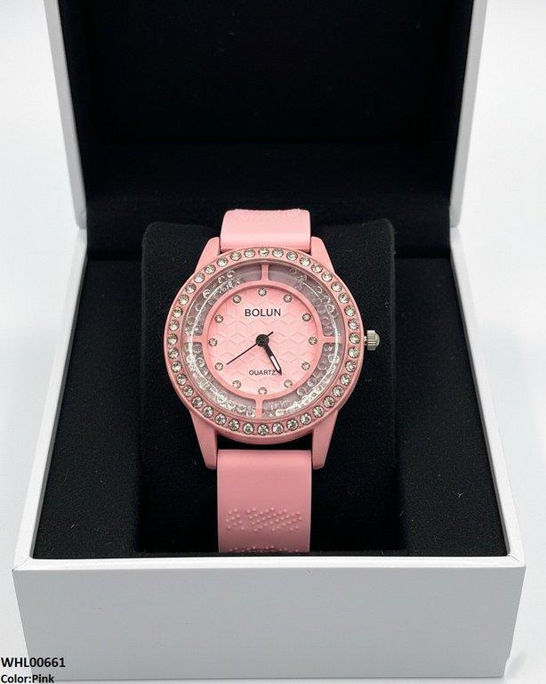 Round Stone Women's Watch