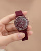 Round Stone Women's Watch