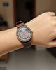 Round Stone Women's Watch