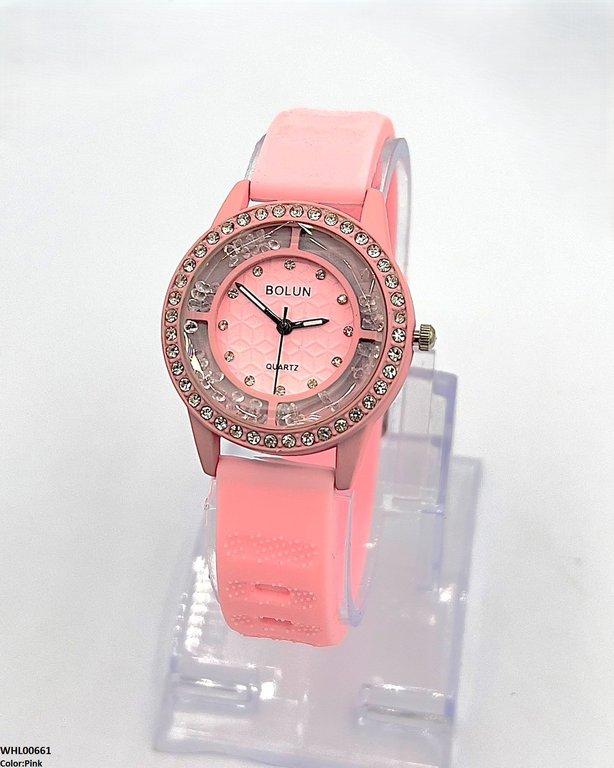 Round Stone Women's Watch