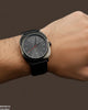 Round/Square Leather Strap Men's Watch