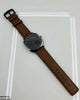 Round/Square Leather Strap Men's Watch