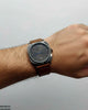 Round/Square Leather Strap Men's Watch