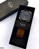 Round/Square Leather Strap Men's Watch