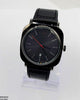 Round/Square Leather Strap Men's Watch