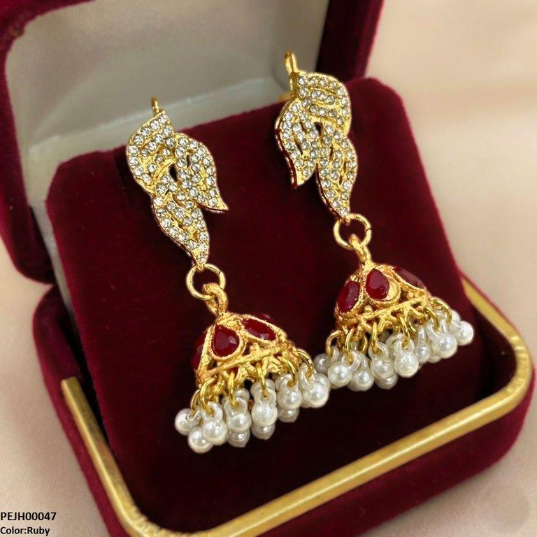 Tear Pearl Drop Jhumki