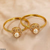 Pearl Flower Bangles Set