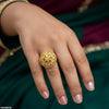 Round Flower Ring Adjustable