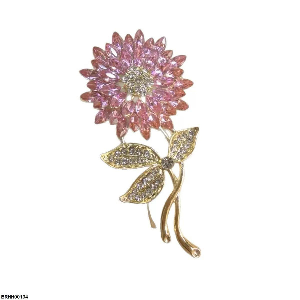 SunFlower Zircon Broach