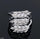 Zircon Leaf Ring Adjustable