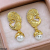 Peacock Pearl/Drop Earrings
