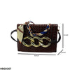 Silk Scarf Linked Chain Bag